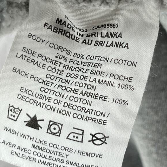 NIKE Sweatpants Mens M Sportswear Club Fleece Elastic Waist Cotton Blend Gray - Picture 8 of 13